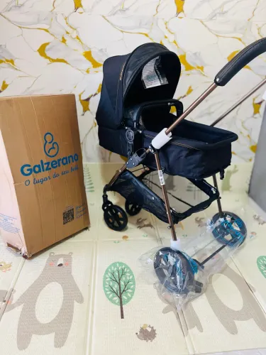 Carrinho de bebê Galzerano Moisés berço, LACRADO NA CAIXA