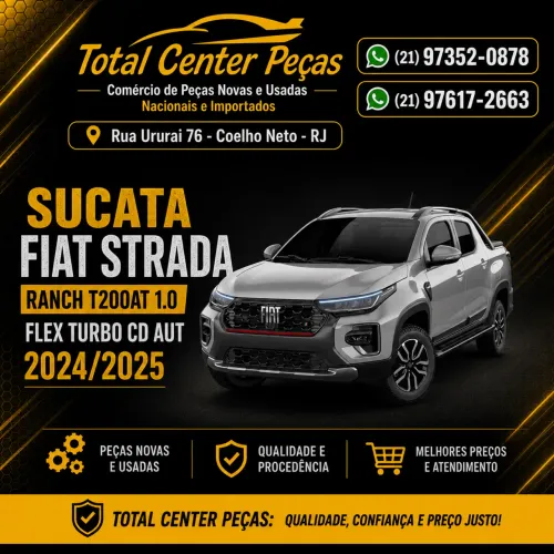 PEÇAS FIAT STRADA 2024/2025 SUCATA