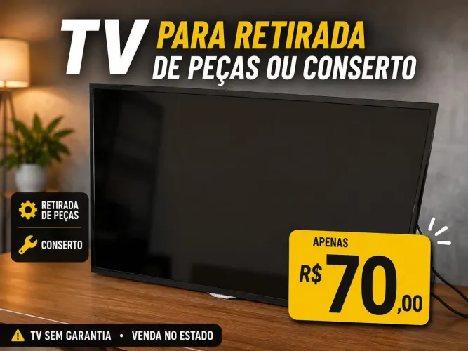 Smart tv para conserto ou retirada de peças