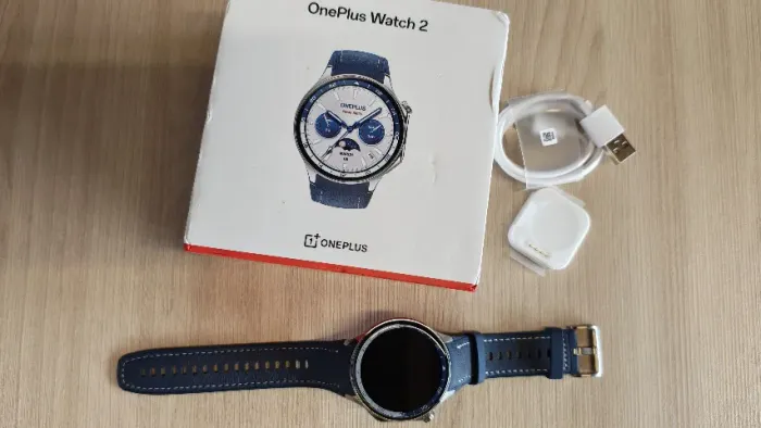 OnePlus Watch 2 Nordic Blue - Wear OS Google, NFC Pagamentos, Google Play e Bateria 5 Dias