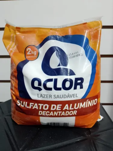 SULFATO DE ALUMÍNIO 2KG - ÁGUA LIMPA E CRISTALINA!