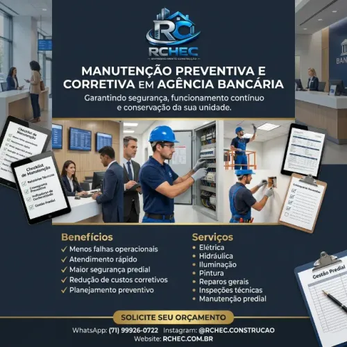 Manutenção Preventiva e Corretiva em Agência Bancária - RCHEC