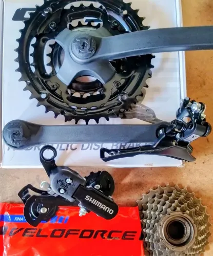 Kit transmissão 21 velocidades completo para bike aro 29 ( instalação gratuita)