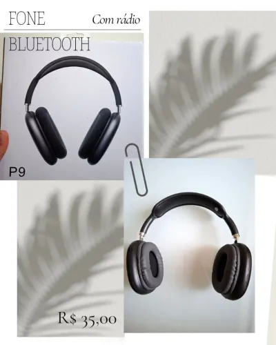 Fone de Ouvido P9