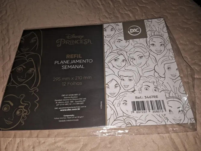 REFIL DE PLANEJAMENTO SEMANAL DA DAC PRINCESAS