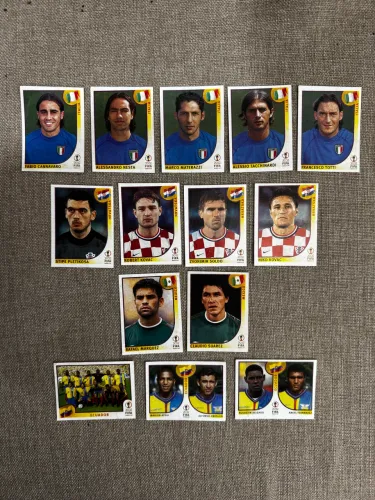 Figurinhas Copa do Mundo 2002