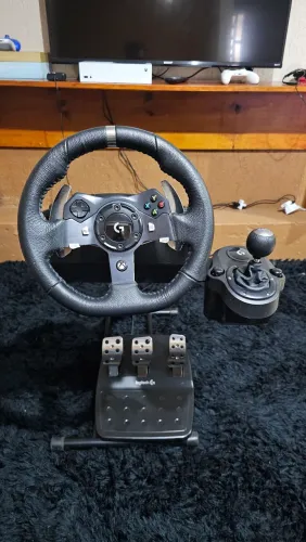 Volante logitech g920 + Câmbio + Suporte