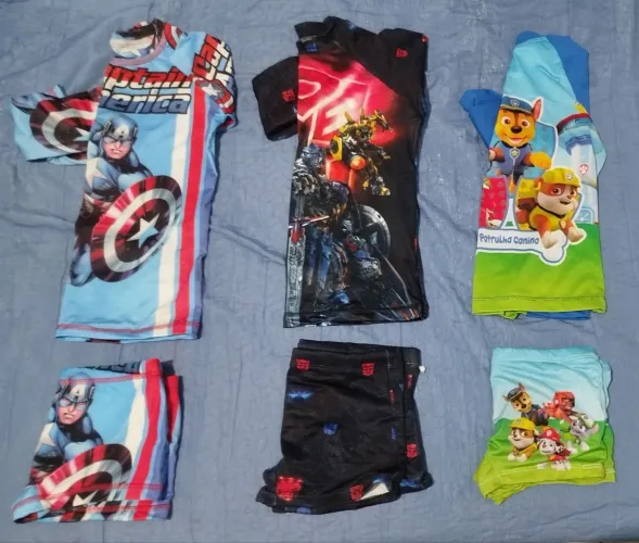 Conj de banho masculino infantil 