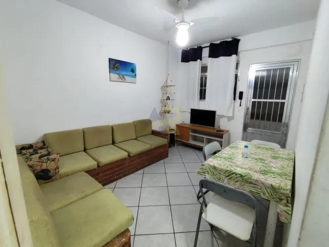 Apartamento para Locação em Praia Grande, Canto do Forte, 2 dormitórios, 1 banheiro, 1 vag