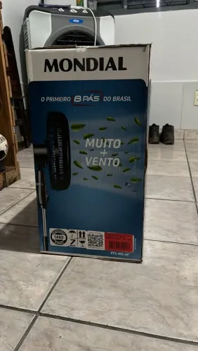 Ventilador novo na caixa