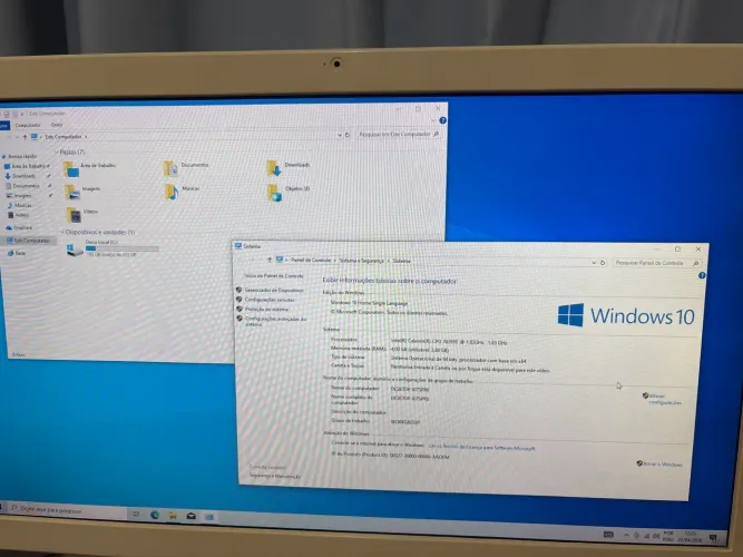 Computador sem teclado e sem mouse 