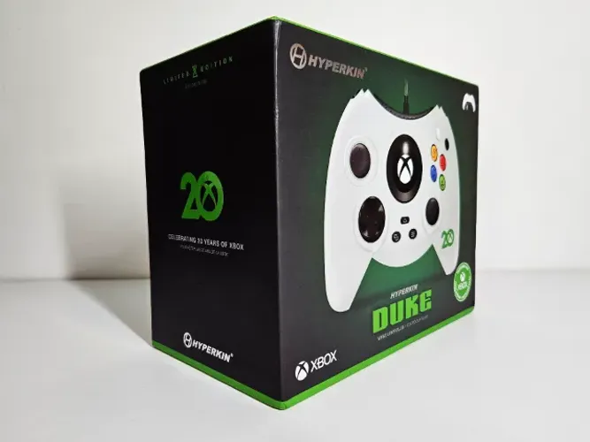 Controle Xbox Hyperkin Duke Com tela - Edição Especial 20 Anos - Novo Lacrado - C/fio