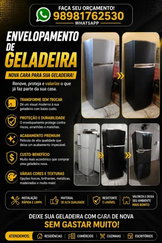 Envelopamento de geladeira