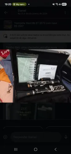 Clarinete yamaha 255 original