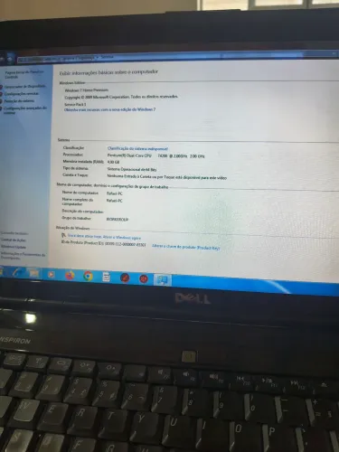 Notebook Dell Inspiron 1545 15.6" | 4GB RAM | Para estudo e trabalho | Ótimo estado