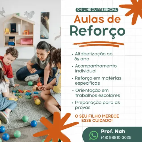 Alfabetização e Reforço Escolar