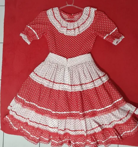 Roupa Vestido quadrilha