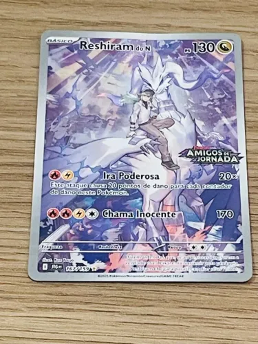 Carta POKEMON Reshiram do N (167/159)  IR #167  Amigos de Jornada (2025) FOIL NM