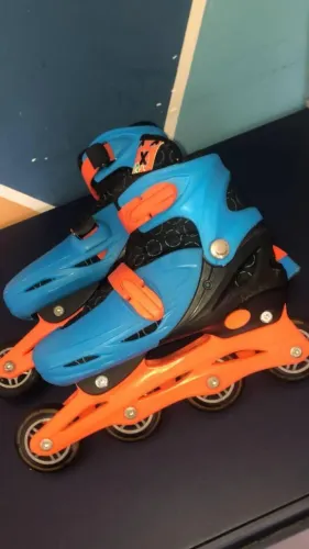 Patins Ajustável Brink+ com Kit de Proteção - Quase Novo