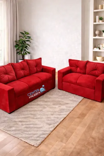 Sofá de 2 e 3 lugares