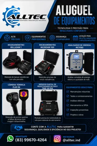 LOCAÇÃO DE EQUIPAMENTOS Medição ? Inspeção ? Análise Elétrica ?