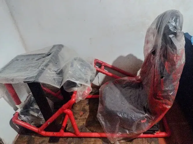Cockpit gamer G29 + Pedais invertidos + Banco automotivo