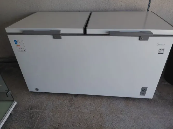 Freezer Horizontal Midea 2 Portas 508L Inverter