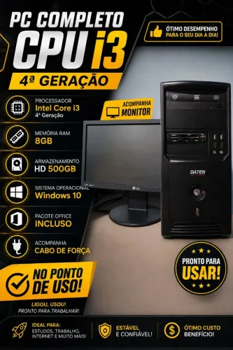 PC i3 completo  