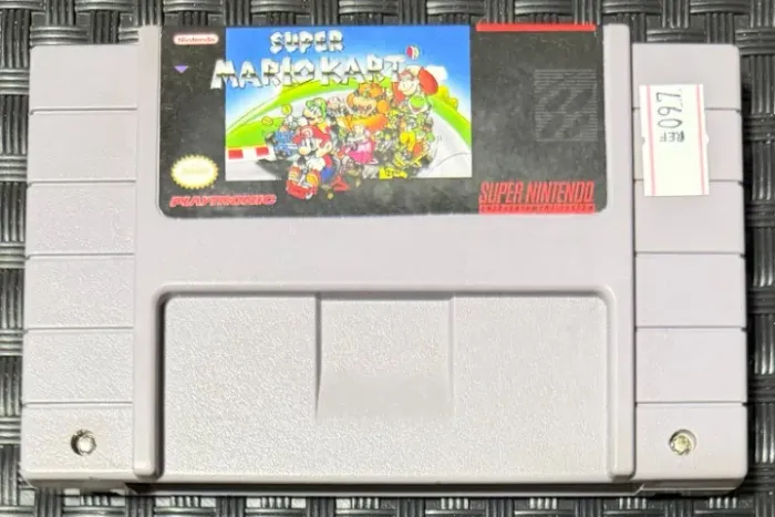 Super Mario Kart Original SNES Super Nintendo Relabel