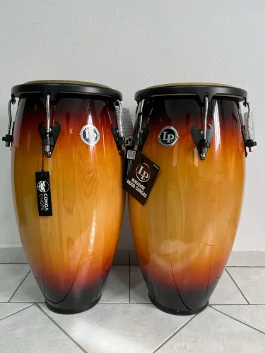 Par de Congas LP Matador - Novo, Importado (Kit Completo c/ Cases)
