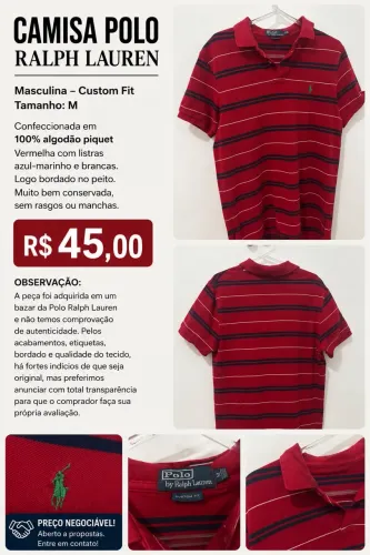 Roupa Polo Ralph Lauren