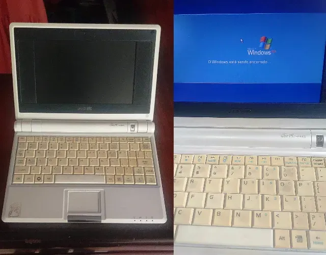 Relíquia: Netbook Asus Eee PC 4G (701) O pioneiro dos ultraportáteis. Para colecionador.