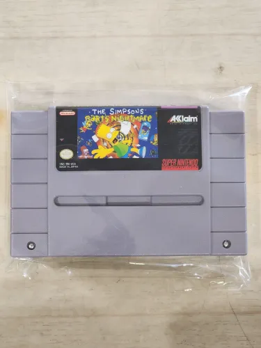 The Simpsons Barts Nightmare de Super nintendo 