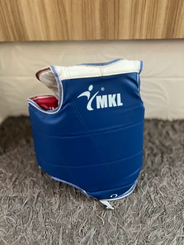 Colete Protetor Taekwondo Dupla Face Azul Vermelho Cor Azul/vermelho Tamanho 2