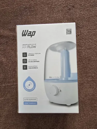 WAP Umidificador de Ar AIR FLOW U2 com Luminária e Difusor de Aromas, 2,3 Litros lacrado