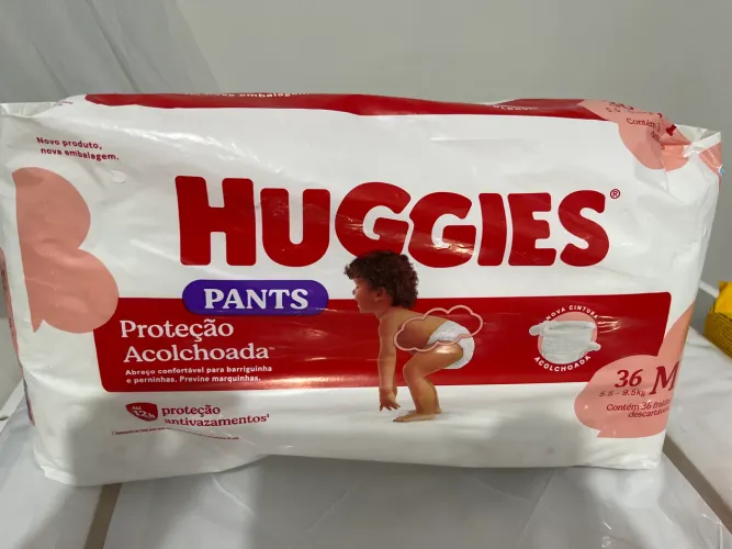 Fralda huggies tamanho M