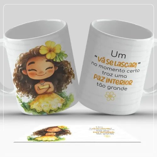 Kit Com 3 Canecas Personalizadas 325 Ml Impacto Visual