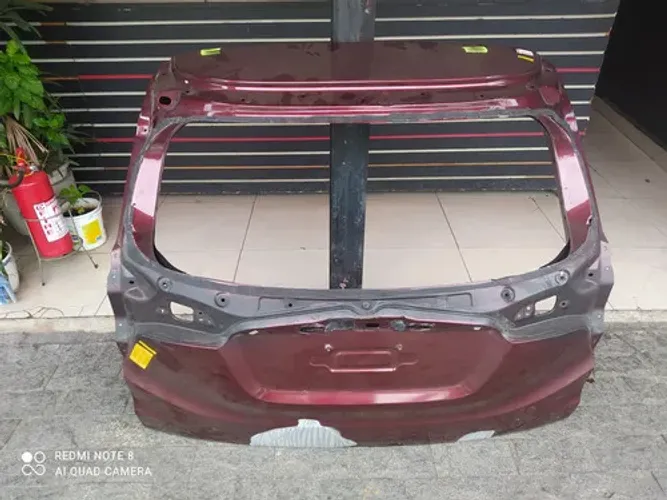 Tampa Porta Mala Traseiro Honda Hrv 2015 A 2021 Vermelho