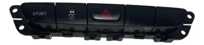 Botão Alerta Controle Tração Fiat Toro 2021 1002635790 Prateado