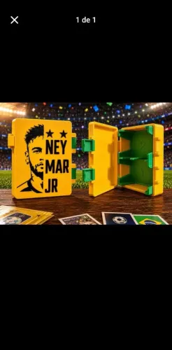 Porta figurinhas neymar