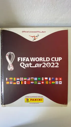 Album capa dura da copa do mundo 2022 completo