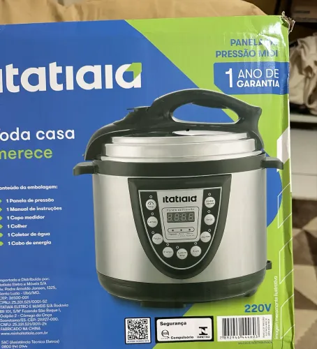 Panela de pressão elétrica Itatiaia 220V