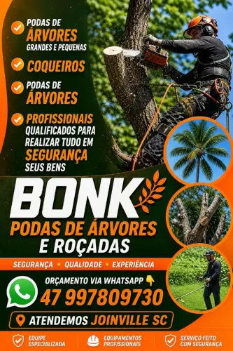 Bonk podas de árvores e Roçadas 