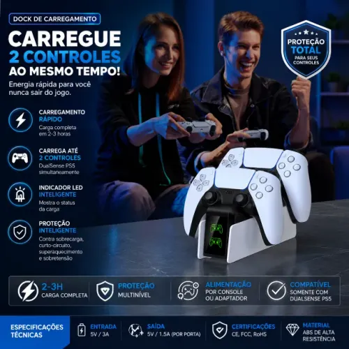Dock Carregador DualSense PS5