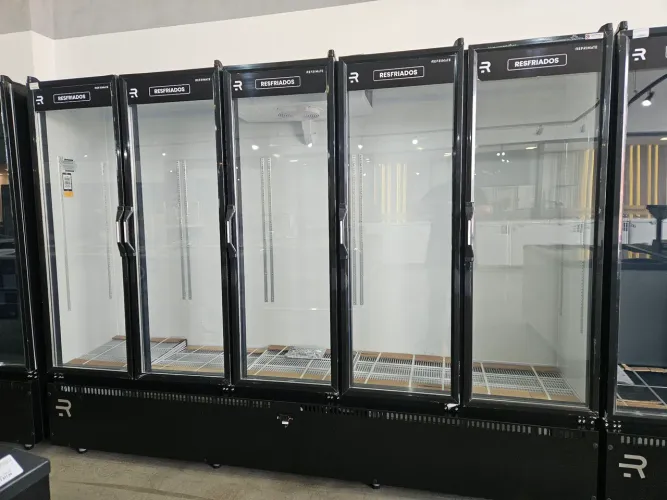 refrigerador expositor 5 portas para bebidas e frios - a pronta entrega