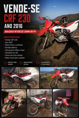 Crf 230 2016 valor 14.200