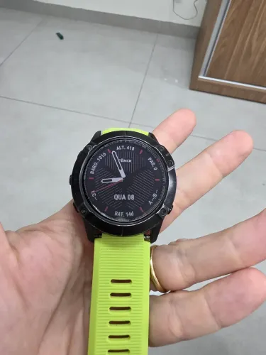 Relogio garmin fenix 6x pro black 51mm