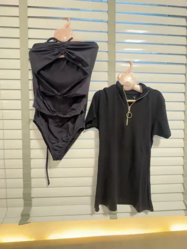 Body e blusa estilosos