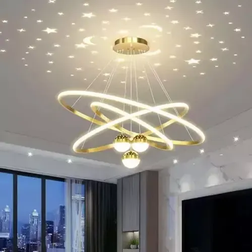 Lustre De Teto Nórdico De Luxo Para Sala De Jantar E Estar