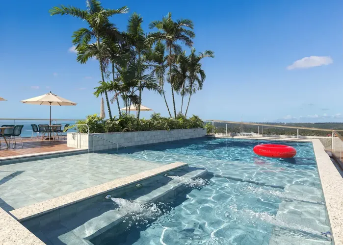 DUNA BEIRA-MAR | STUDIO 22,52m² À BEIRA-MAR EM TAMANDARÉ | ROOFTOP COMPLETO